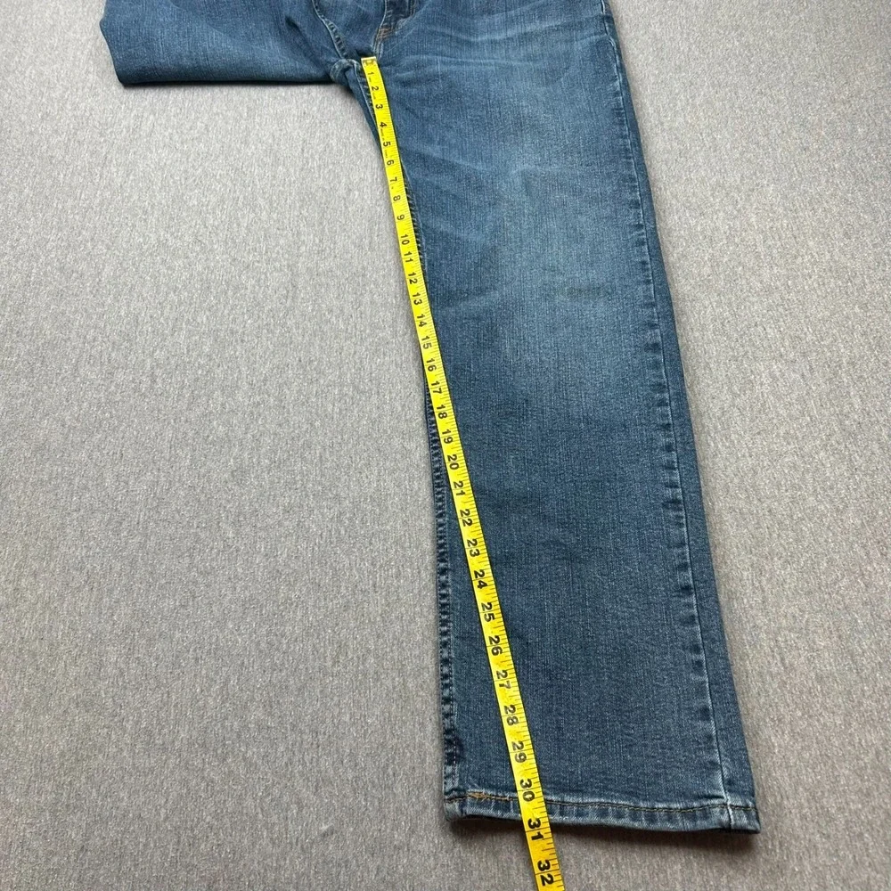 Levi's 505 Straight Leg Jeans Mens 34x31 Blue‎ Denim Pants Classic Red Tab